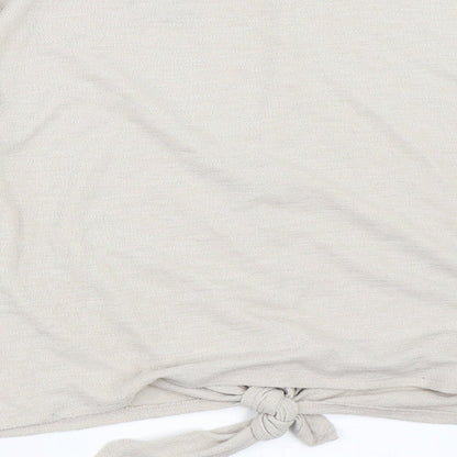 Womens UK Size M H&M Beige Pullover Jumper
