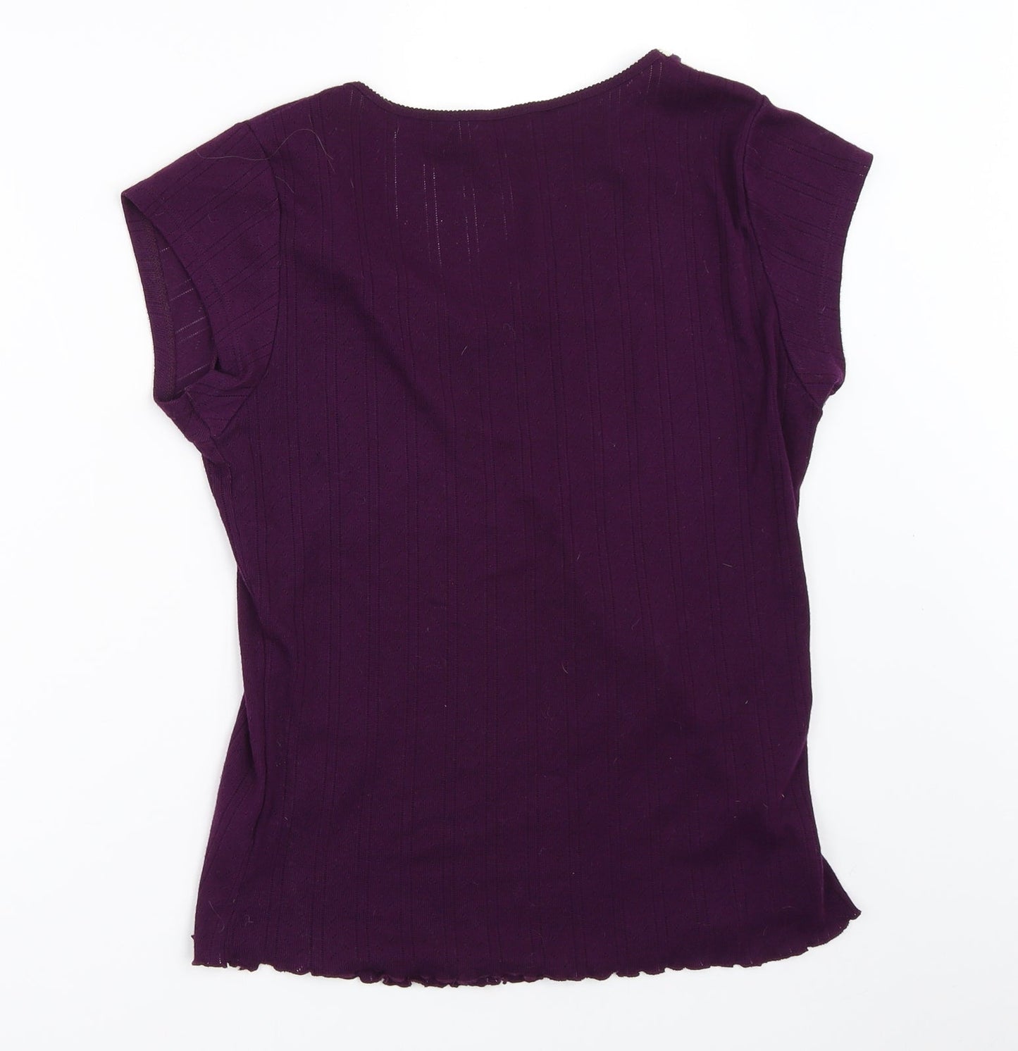 F&F Womens Purple   Basic T-Shirt Size L