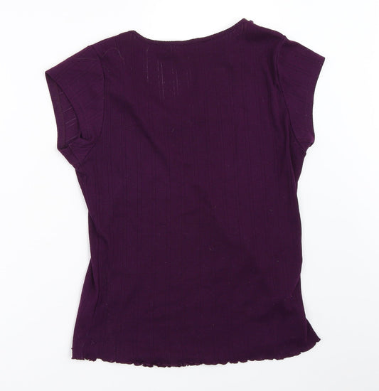 F&F Womens Purple   Basic T-Shirt Size L