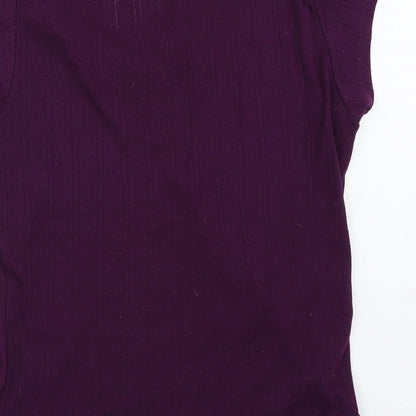 F&F Womens Purple   Basic T-Shirt Size L