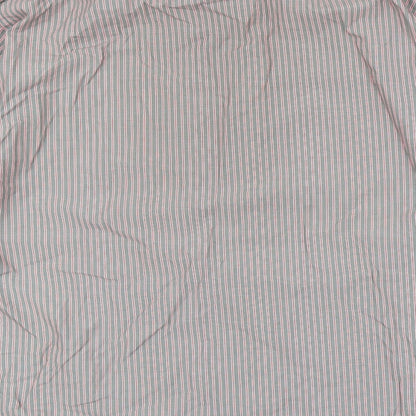 Mens UK Size 42 Marks and Spencer Grey  Button-Up Long Sleeve Casual Shirt