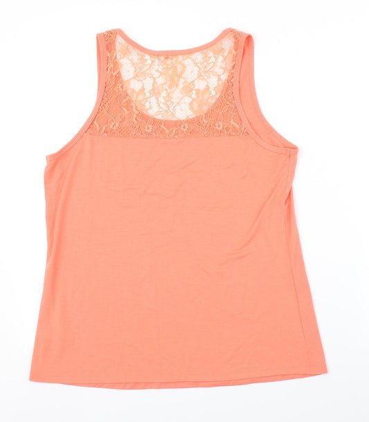 George Womens Pink   Basic Tank Size 14