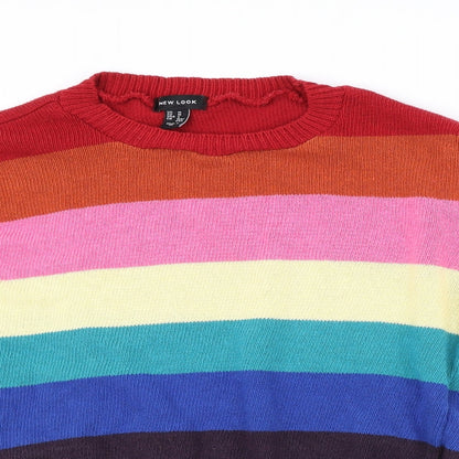 New Look Womens Multicoloured   Pullover Jumper Size M