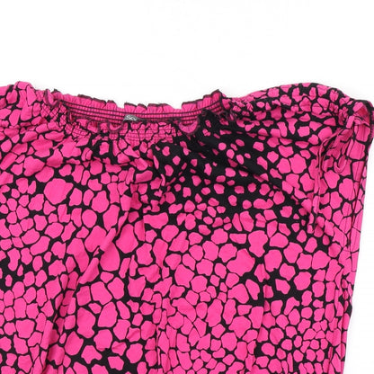 Womens UK Size 16 South Multicoloured Basic Blouse