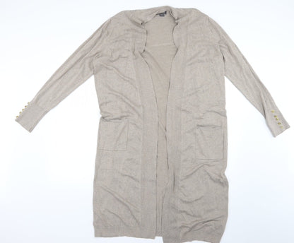 Primark Womens Beige   Cardigan Jumper Size 12
