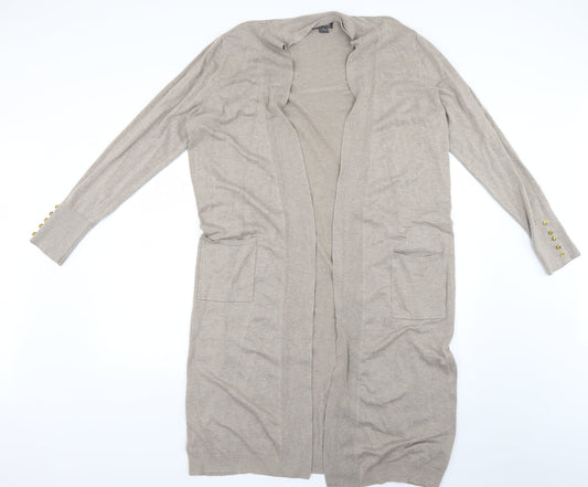 Primark Womens Beige   Cardigan Jumper Size 12