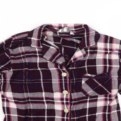 RJR.John Rocha Womens Pink Check  Basic Button-Up Size 12