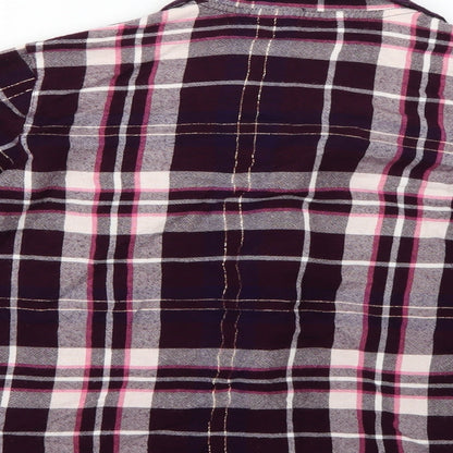 RJR.John Rocha Womens Pink Check  Basic Button-Up Size 12