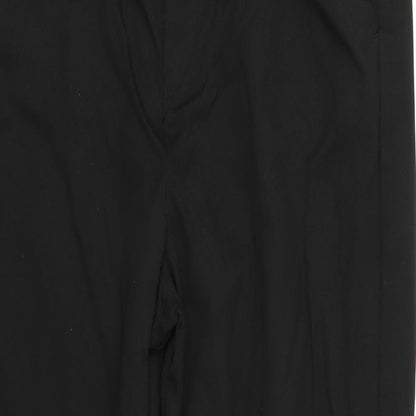 F&F Boys Black   Chino Trousers Size 15-16 Years
