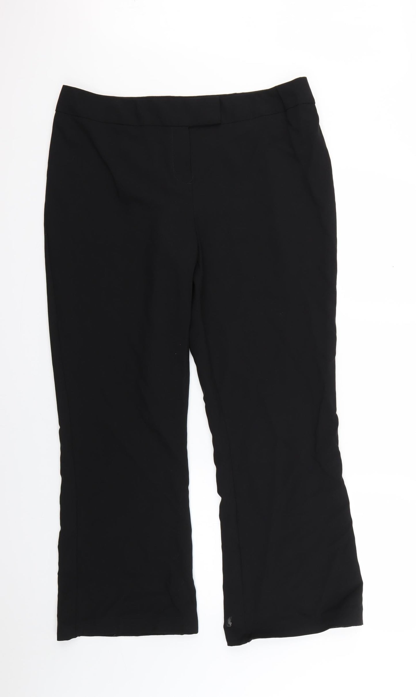 George Womens Black   Trousers  Size 16 L24 in