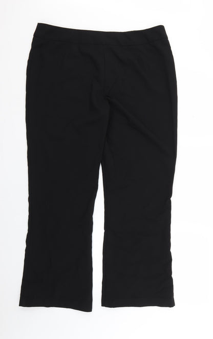 George Womens Black   Trousers  Size 16 L24 in
