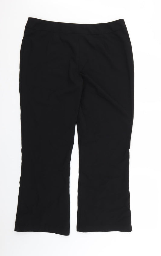 George Womens Black   Trousers  Size 16 L24 in