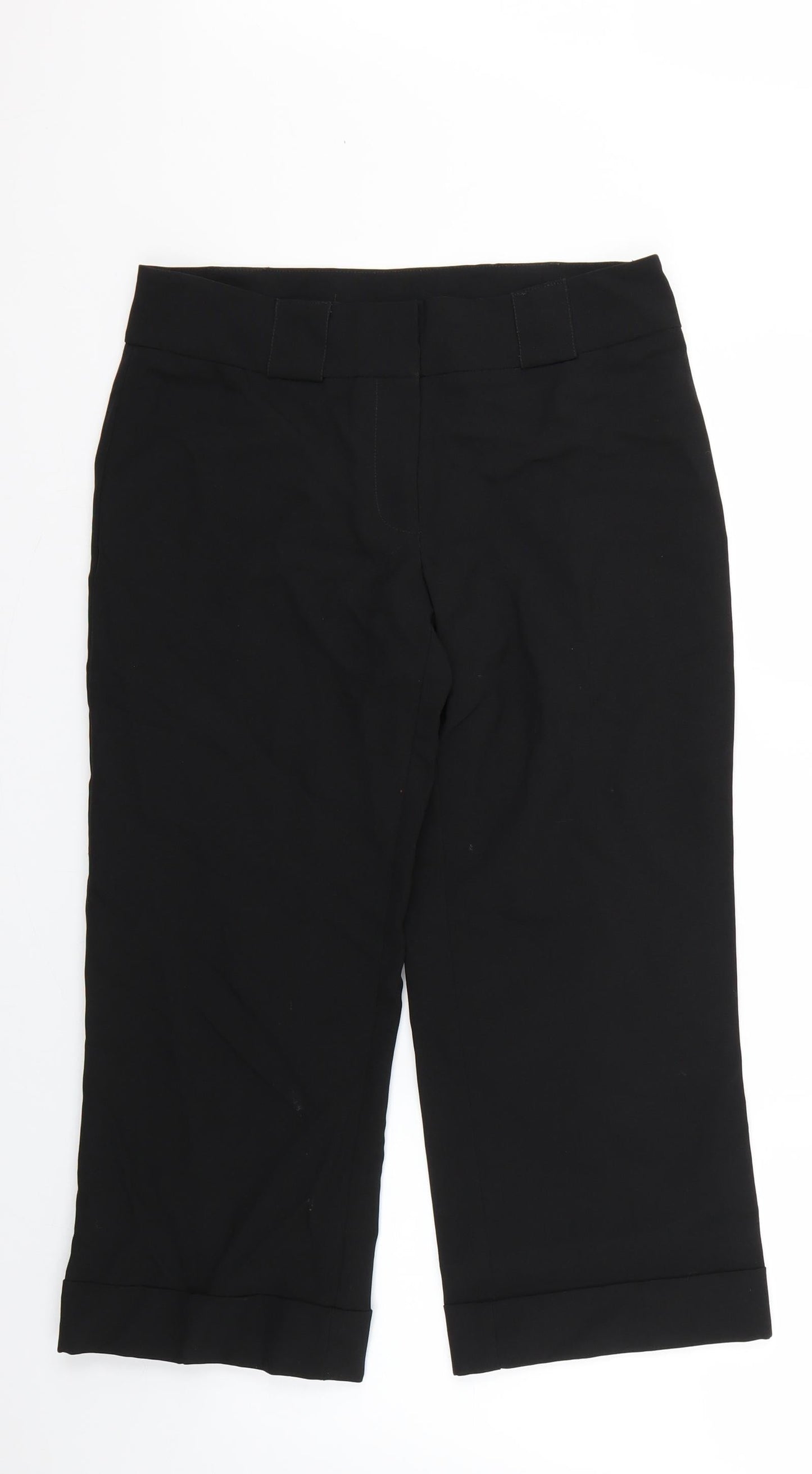 New Look Womens Black   Sweatpants Trousers Size 8 L22 in