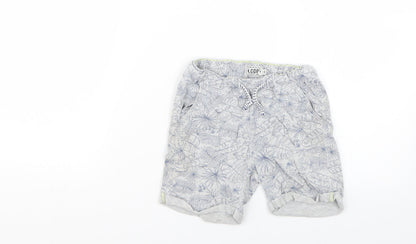 lcdp Boys Grey Geometric  Sweat Shorts Size 5 Years