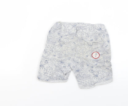 lcdp Boys Grey Geometric  Sweat Shorts Size 5 Years
