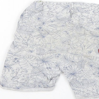 lcdp Boys Grey Geometric  Sweat Shorts Size 5 Years