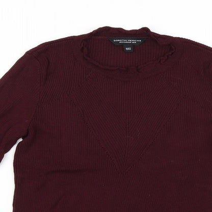Womens UK Size 10 Dorothy Perkins Red Pullover Jumper