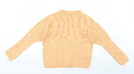 Womens UK Size S Dorothy Perkins Orange Pullover Jumper
