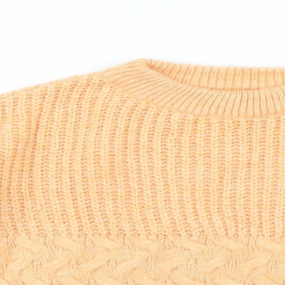 Womens UK Size S Dorothy Perkins Orange Pullover Jumper