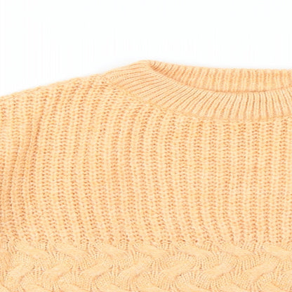 Womens UK Size S Dorothy Perkins Orange Pullover Jumper