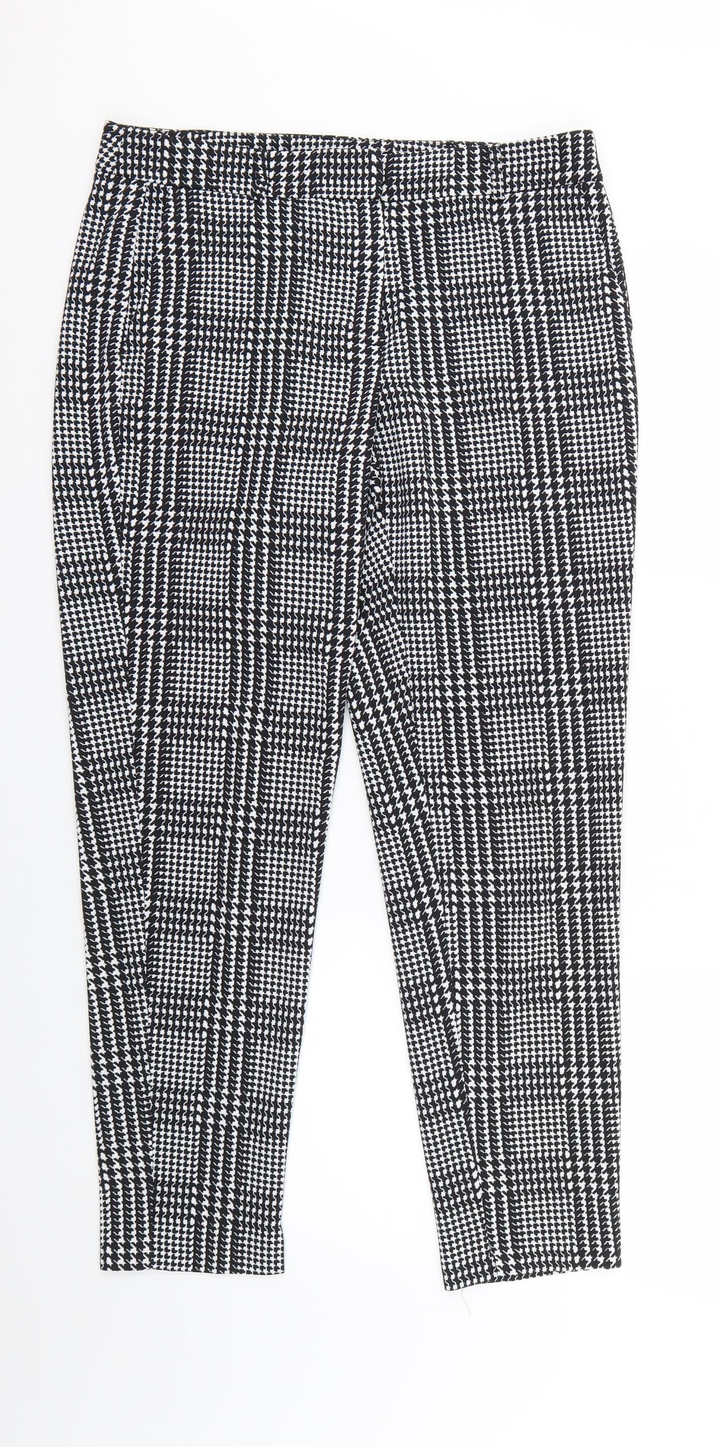 Womens UK Size 10 Dorothy Perkins Regular Fit  Multicoloured Trousers