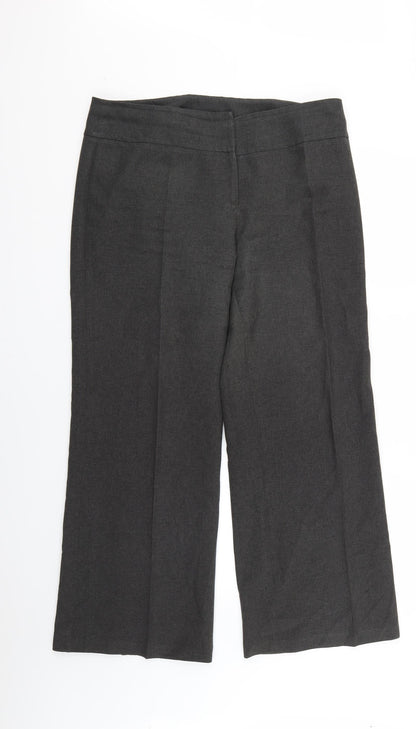 Dorothy Perkins Womens Grey   Trousers  Size 14 L26 in