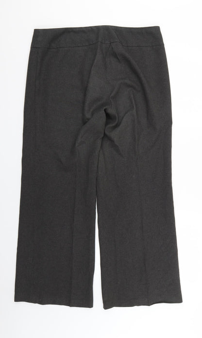 Dorothy Perkins Womens Grey   Trousers  Size 14 L26 in