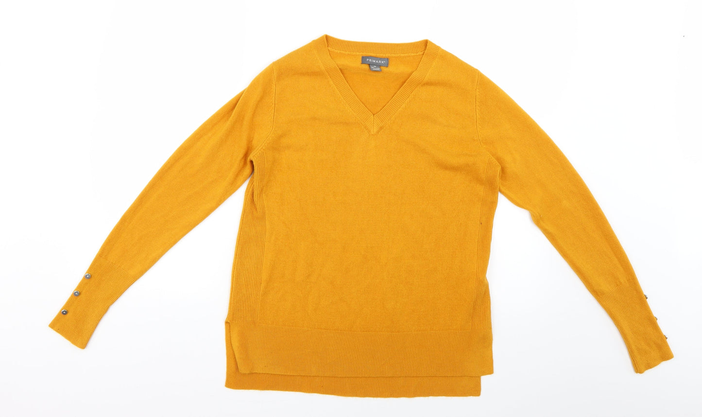 Primark Womens Yellow   Pullover Jumper Size 6