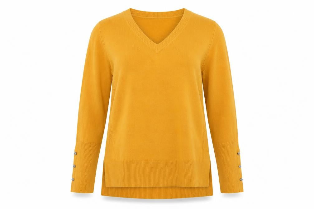 Womens UK Size 6 Primark Yellow Pullover Jumper