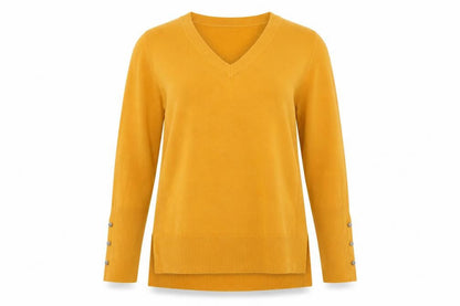 Womens UK Size 6 Primark Yellow Pullover Jumper