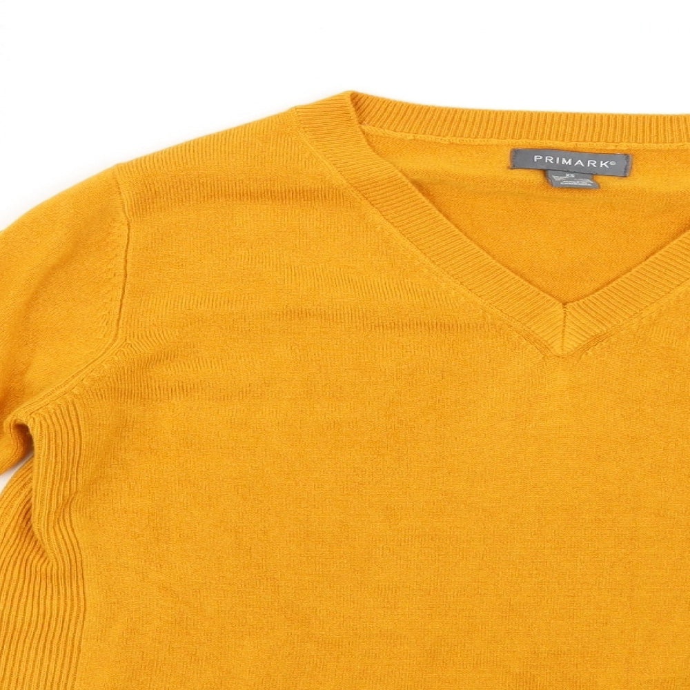 Primark Womens Yellow   Pullover Jumper Size 6