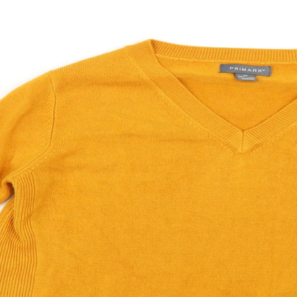 Primark Womens Yellow   Pullover Jumper Size 6