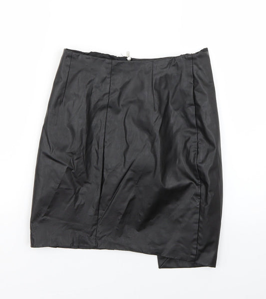 Miss Selfridge Womens Beige Houndstooth  Mini Skirt Size 8