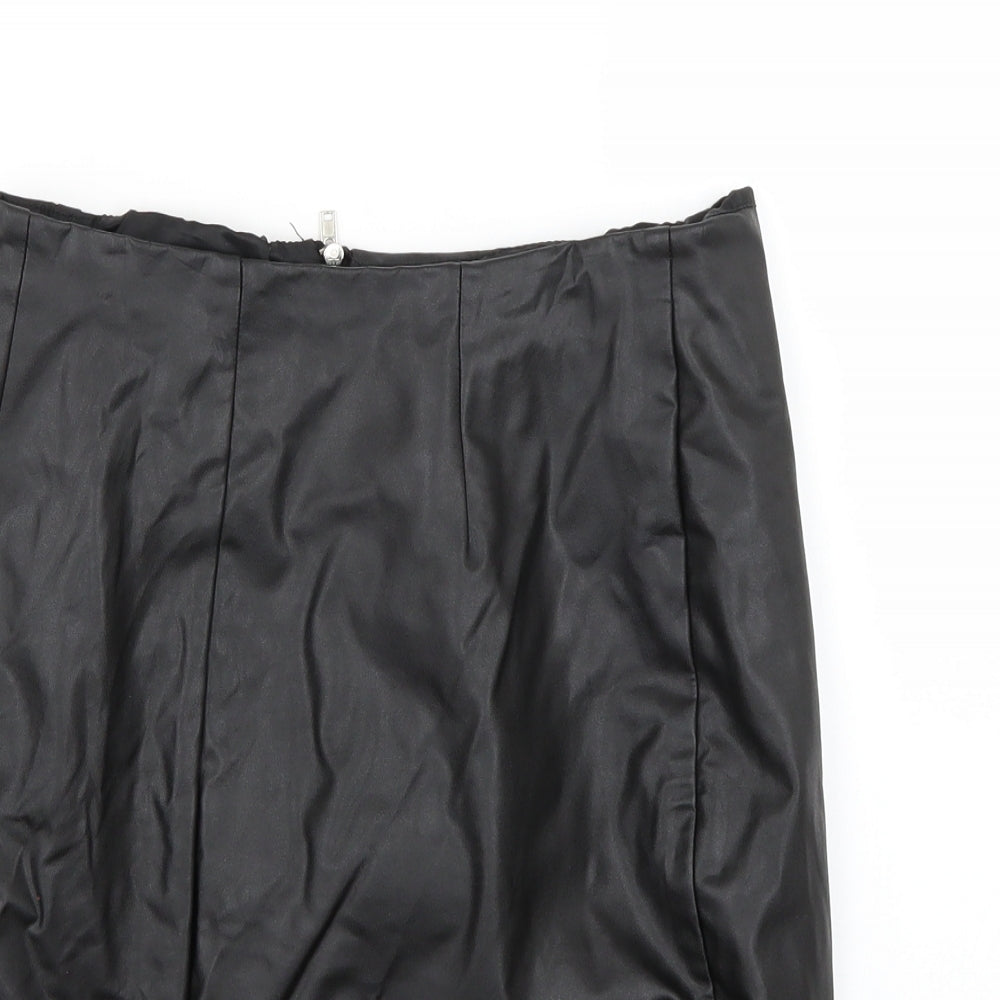 Miss Selfridge Womens Beige Houndstooth  Mini Skirt Size 8