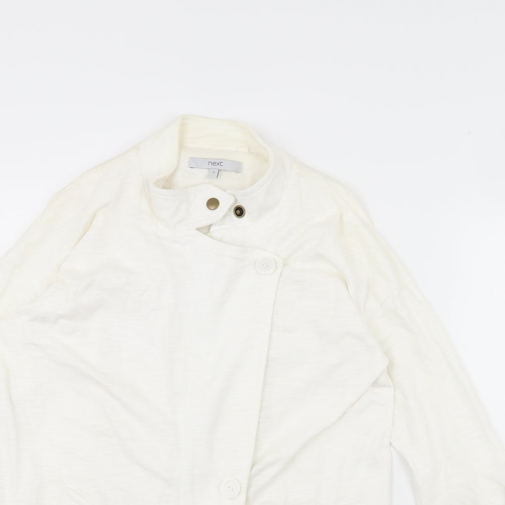 Womens UK Size 10 NEXT White Jacket