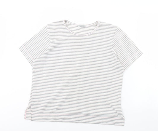 Womens UK Size 14 Berketex White Basic T-Shirt