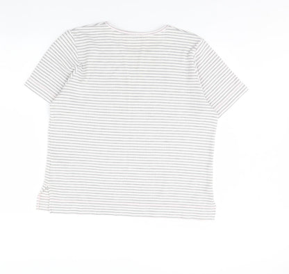 Womens UK Size 14 Berketex White Basic T-Shirt