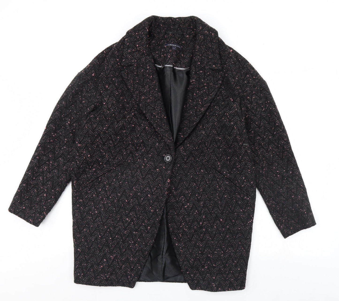 Womens UK Size 8 m&s Black Jacket