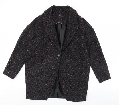 Womens UK Size 8 m&s Black Jacket