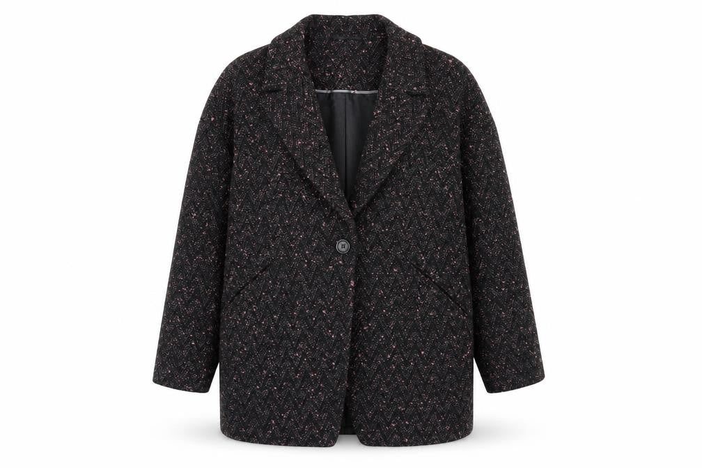 Womens UK Size 8 m&s Black Jacket