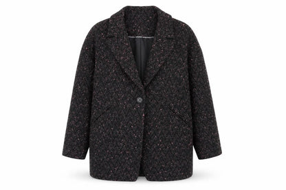 Womens UK Size 8 m&s Black Jacket