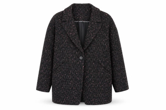 Womens UK Size 8 m&s Black Jacket