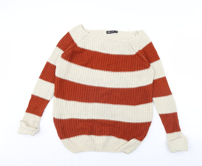 Womens UK Size 10 Internacionale Beige Pullover Jumper