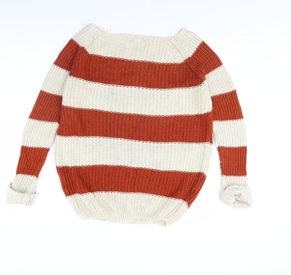 Womens UK Size 10 Internacionale Beige Pullover Jumper