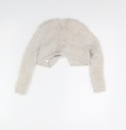 H&M Girls Beige   Cardigan Jumper Size 2 Years
