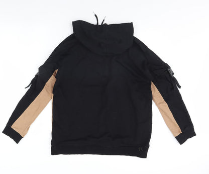 Select Womens Black   Pullover Hoodie Size M