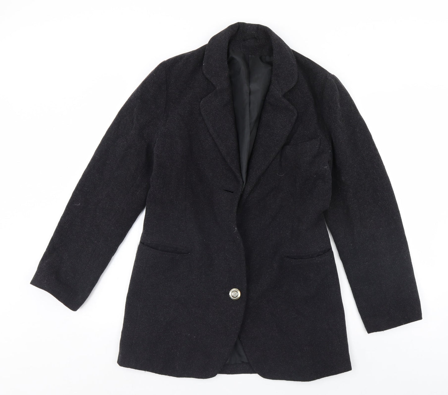 Womens UK Size 10 Preworn Black Jacket
