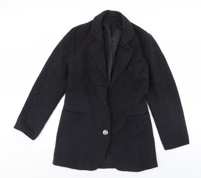 Womens UK Size 10 Preworn Black Jacket