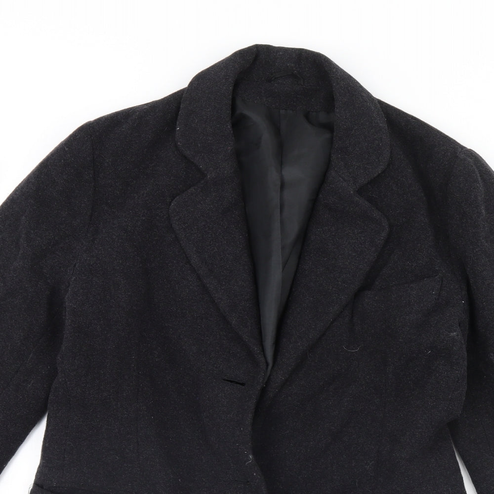 Womens UK Size 10 Preworn Black Jacket