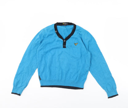 Voi Boys Blue   Pullover Jumper Size 12 Years